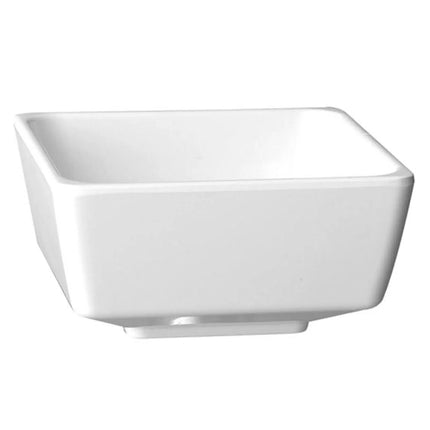 GGM Gastro (6 pcs) Bowl - FLOAT - Melamine - 0.5L - square - 125x125mm - Depth: 60mm - White