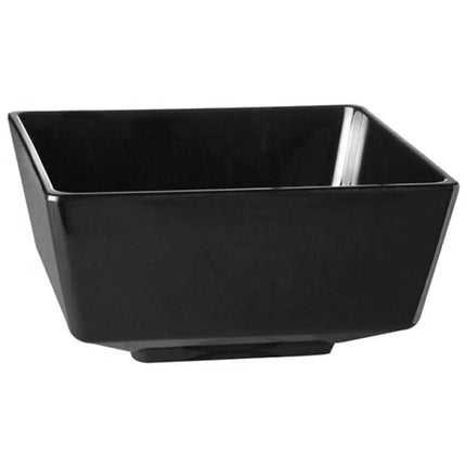 GGM Gastro (6 pcs) Bowl - FLOAT - Melamine - 160ml - square - 90x90mm - Depth: 45mm - Black