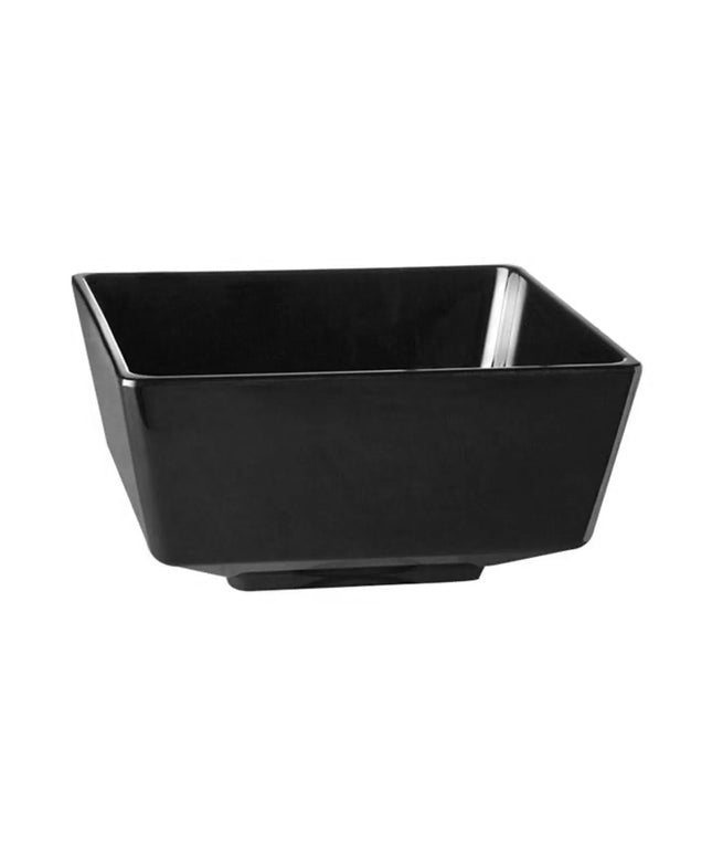 GGM Gastro (6 pcs) Bowl - FLOAT - Melamine - 1.9L - square - 190x190mm - Depth: 95mm - Black