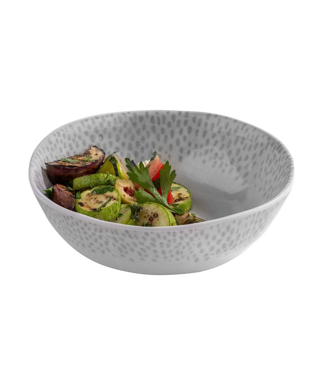 GGM Gastro (6 pcs) Bowl - FOOTMARK - Melamine - 600ml - 180x180mm - Depth: 55mm - White