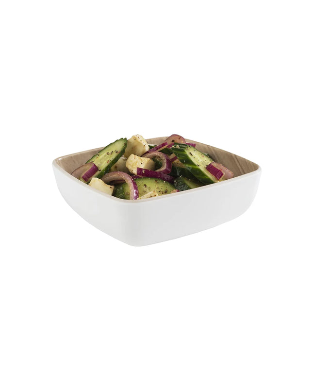 GGM Gastro (6 pcs) Bowl - FRIDA - Melamine - 0.37L - square - 125x125mm - Depth: 45mm - White