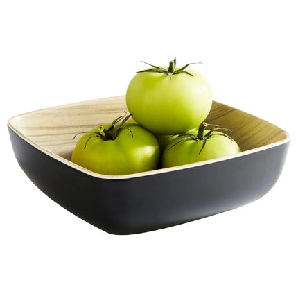 GGM Gastro (6 pcs) Bowl - FRIDA - Melamine - 0.85L - square - 165x165mm - Depth: 55mm - Black & Beige