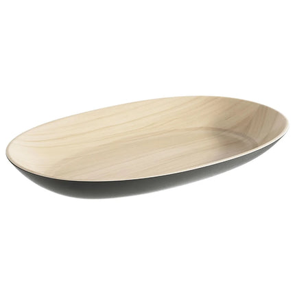 GGM Gastro (6 pcs) Bowl - FRIDA - Melamine - 1.2L - 335x210mm - Depth: 40mm - Black & Beige