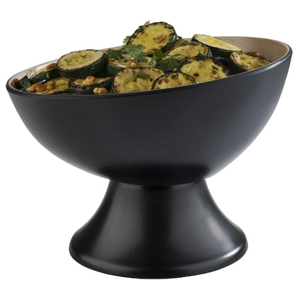 GGM Gastro (6 pcs) Bowl - FRIDA - Melamine - 1.6L - round - Ø 250mm - Black & Beige