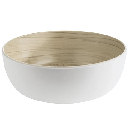 GGM Gastro (6 pcs) Bowl - FRIDA - Melamine - 1.8L - 215x215mm - Depth: 75mm - White