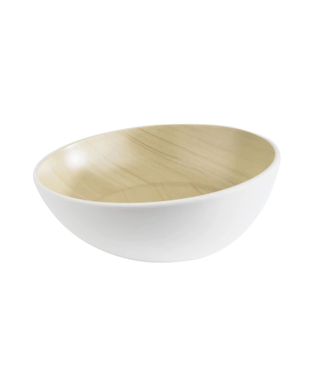 GGM Gastro (6 pcs) Bowl - FRIDA - Melamine - 1L - 215x215mm - Depth: 85mm - square - White