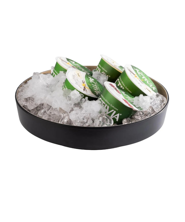GGM Gastro (6 pcs) Bowl - FRIDA - Melamine - 2-piece set - round - Ø 255mm - Depth: 60mm - Black & Beige