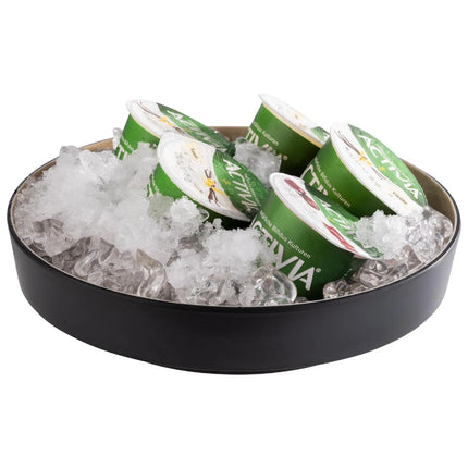 GGM Gastro (6 pcs) Bowl - FRIDA - Melamine - 2-piece set - round - Ø 255mm - Depth: 60mm - Black & Beige
