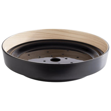 GGM Gastro (6 pcs) Bowl - FRIDA - Melamine - 2-piece set - round - Ø 255mm - Depth: 60mm - Black & Beige