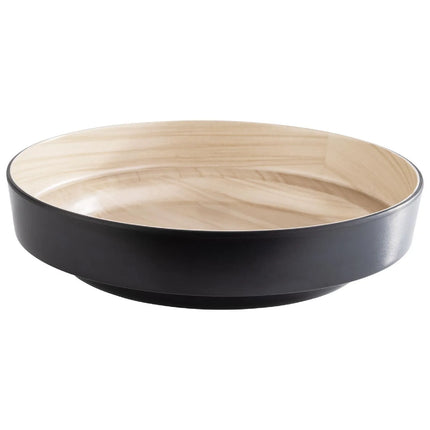 GGM Gastro (6 pcs) Bowl - FRIDA - Melamine - 2-piece set - round - Ø 255mm - Depth: 60mm - Black & Beige