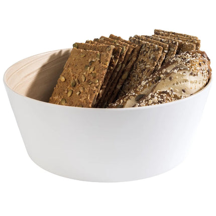 GGM Gastro (6 pcs) Bowl - FRIDA - Melamine - 3.4L - Ø 265mm - White/Beige