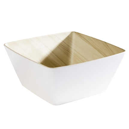 GGM Gastro (6 pcs) Bowl - FRIDA - Melamine - 3.5L - square - 250x250mm - Depth: 120mm - White