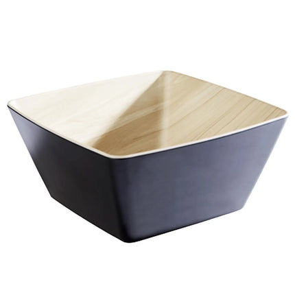 GGM Gastro (6 pcs) Bowl - FRIDA - Melamine - 3.5L - square - 250x250mm - Depth: 120mm - Black & Beige