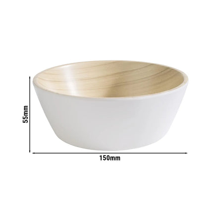GGM Gastro (6 pcs) Bowl - FRIDA - Melamine - 440ml - White