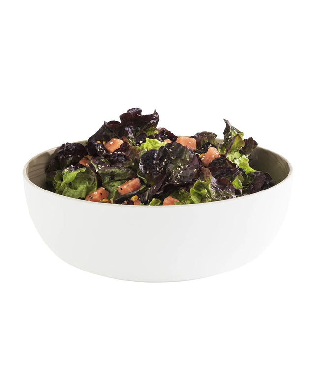 GGM Gastro (6 pcs) Bowl - FRIDA - Melamine - 4.7L - 300x300mm - Depth: 95mm - White/Beige