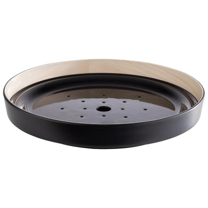 GGM Gastro (6 pcs) Bowl - FRIDA - Melamine - round - 2-piece set - Ø 330mm - Depth: 60mm - Black