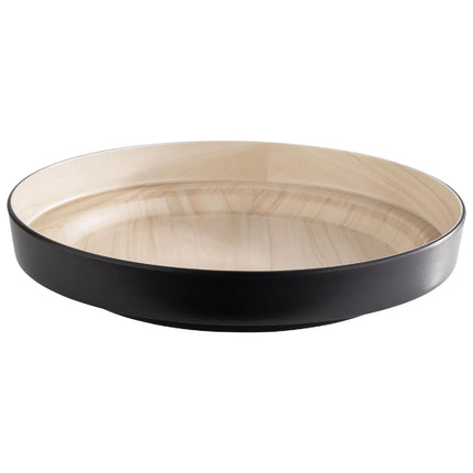 GGM Gastro (6 pcs) Bowl - FRIDA - Melamine - round - 2-piece set - Ø 330mm - Depth: 60mm - Black