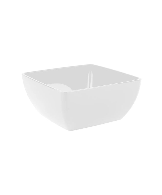 GGM Gastro (6 pcs) Bowl - FRIENDLY - PET - 0.4L - square - 125x125mm - Depth: 65mm - White