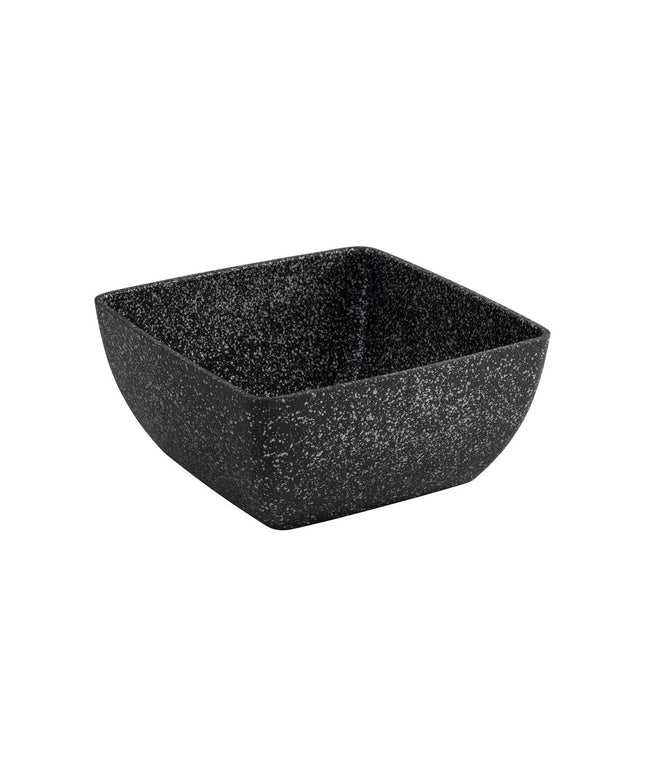 GGM Gastro (6 pcs) Bowl - FROSTFIRE - Aluminium - 1.5L - square - 190x190mm - Depth: 90mm - Grey speckled