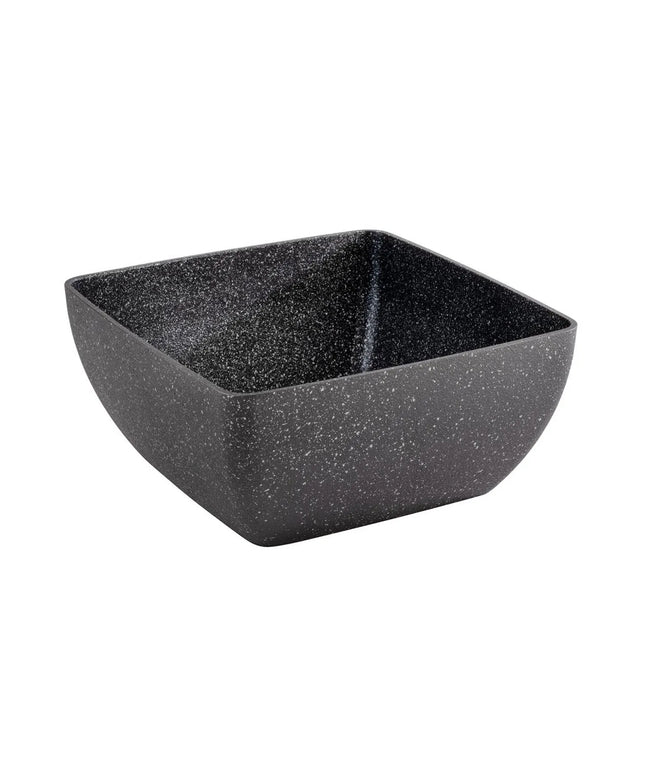 GGM Gastro (6 pcs) Bowl - FROSTFIRE - Aluminium - 3.8L - square - 250x250mm - Depth: 120mm - Grey-speckled