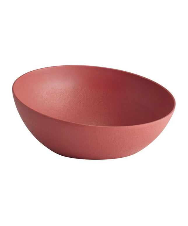 GGM Gastro (6 pcs) Bowl - FROSTFIRE - Aluminium - 3L - round - Ø 325mm - Depth: 140mm - Red