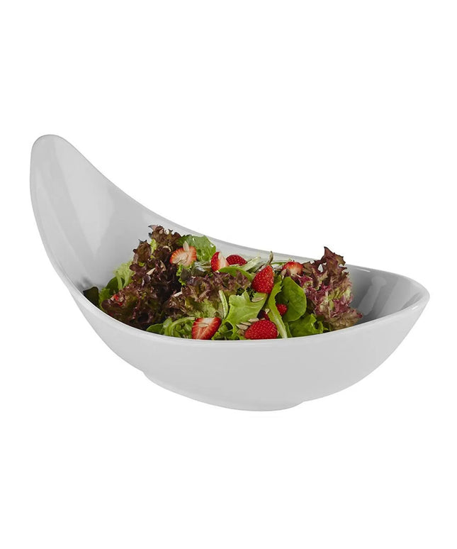 GGM Gastro (6 pcs) Bowl - GLOBAL BUFFET - Melamine - 3.3L - 440x250mm - Depth: 200mm - White