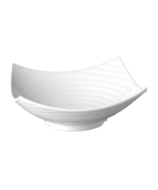 GGM Gastro (6 pcs) Bowl - GLOBAL BUFFET - Melamine - 5L - square - 400x400mm - Depth: 135mm - White