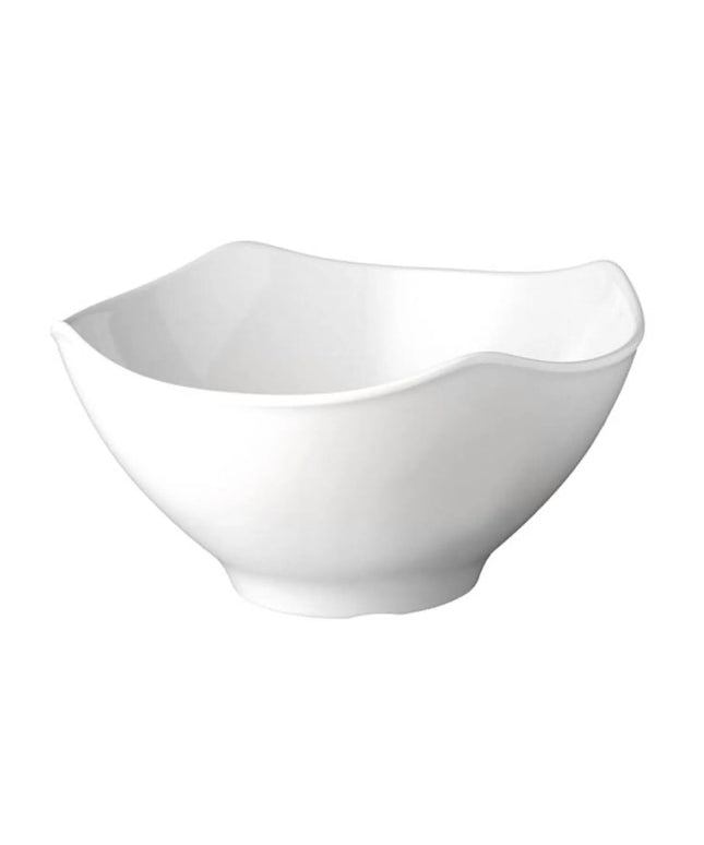 GGM Gastro (6 pcs) Bowl - GLOBAL BUFFET - Melamine - 8L - square - 400x400mm - Depth: 175mm - White