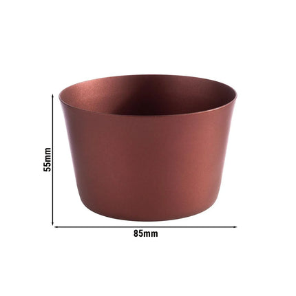GGM Gastro (6 pcs) Bowl - LEVANTE - Stainless Steel - 0.20L - round - Ø 85mm - Depth: 55mm