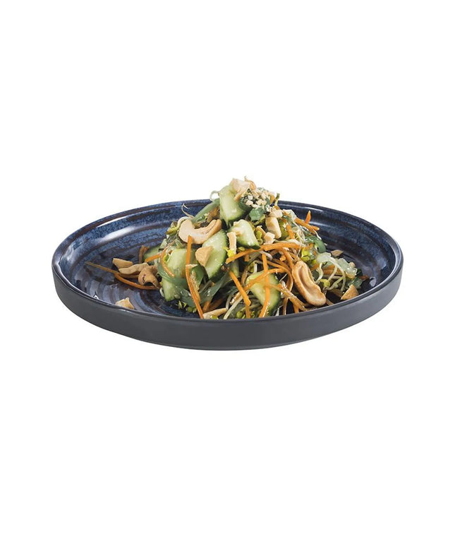 GGM Gastro (6 pcs) Bowl - LOOPS - Melamine - 0.25L - square - 180x180mm - Depth: 30mm - Blue