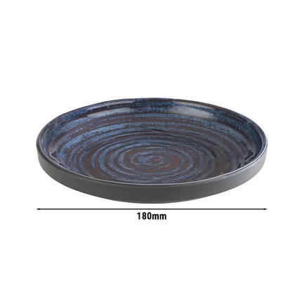 GGM Gastro (6 pcs) Bowl - LOOPS - Melamine - 0.25L - square - 180x180mm - Depth: 30mm - Blue