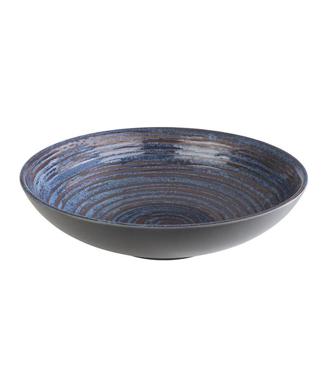 GGM Gastro (6 pcs) Bowl - LOOPS - Melamine - 2L - round - Ø 310mm - Blue