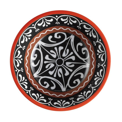 GGM Gastro (6 pcs) Bowl - MANGO - Mango Wood - 3L - round - Ø 300mm - Sicily/Red/Black