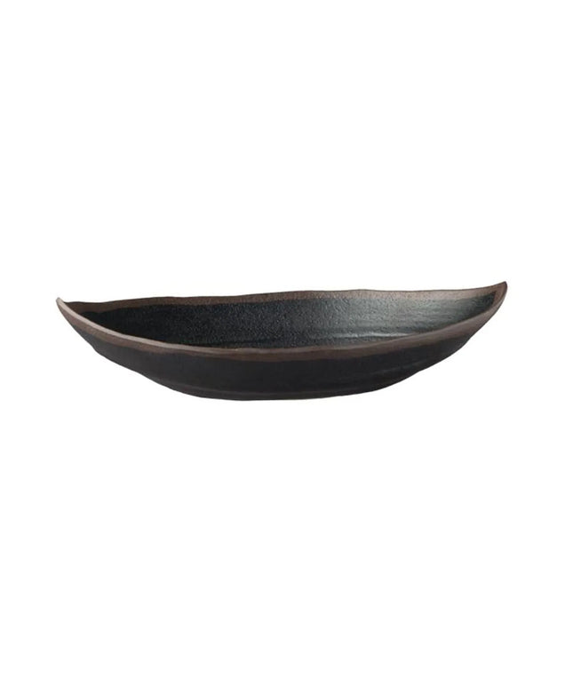 GGM Gastro (6 pcs) Bowl - MARONE - Melamine - 0.40L - 255x140mm - Depth: 55mm - Black/Brown