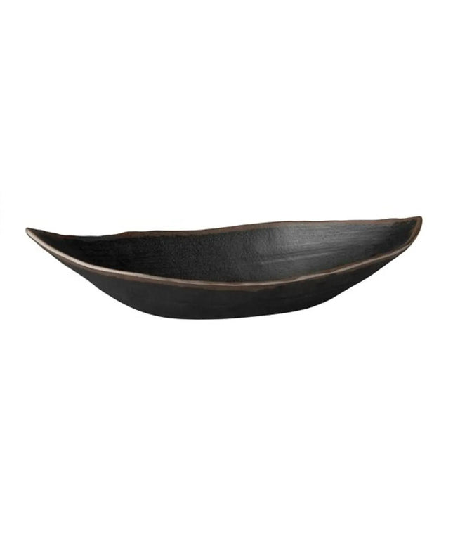 GGM Gastro (6 pcs) Bowl - MARONE - Melamine - 0.9L - 360x190mm - Depth: 80mm - Black/Brown