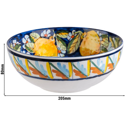GGM Gastro (6 pcs) Bowl - MEDITERRANEAN - Melamine - 1.2L - Multicolour
