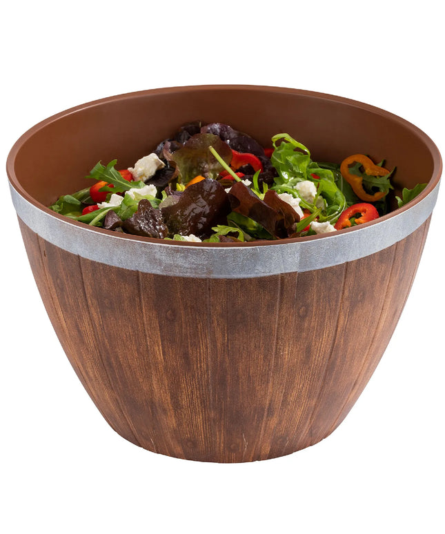 GGM Gastro (6 pcs) Bowl - Melamine - 4.5L - 250x250mm - Depth: 160mm - Brown - passend für 85250