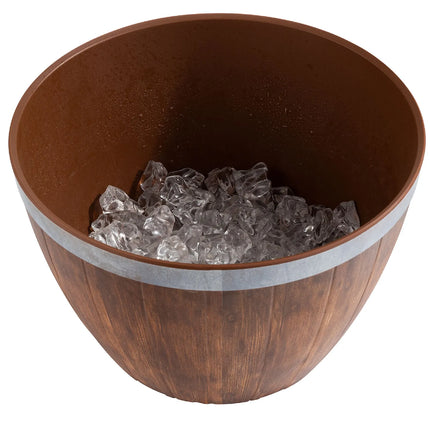 GGM Gastro (6 pcs) Bowl - Melamine - 4.5L - 250x250mm - Depth: 160mm - Brown - passend für 85250