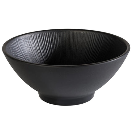 GGM Gastro (6 pcs) Bowl - NERO - Melamine - 0.9L - square - 190x190mm - Depth: 80mm - Black