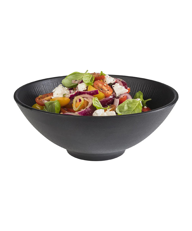 GGM Gastro (6 pcs) Bowl - NERO - Melamine - 1.7L - round - Ø 240mm - Black