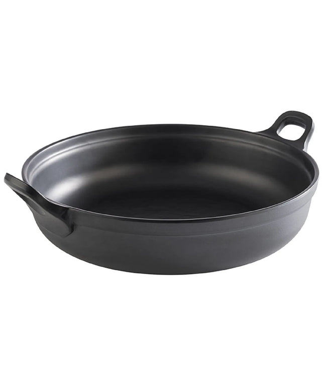 GGM Gastro (6 pcs) Bowl - PADELLA - Melamine - 3L - with carry handles - 280x280mm - Depth: 90mm - Black