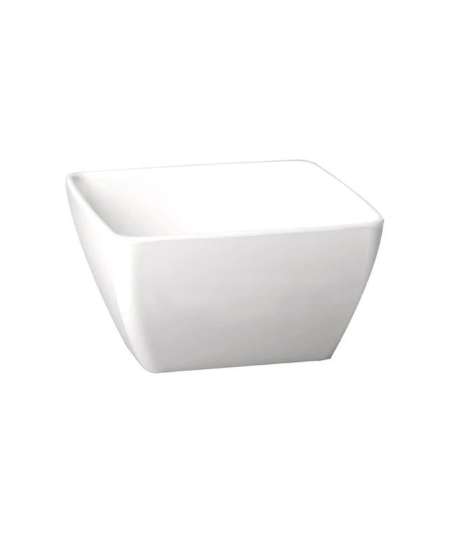 GGM Gastro (6 pcs) Bowl - PURE - Melamine - 0.40L - square - 130x130mm - Depth: 60mm - White