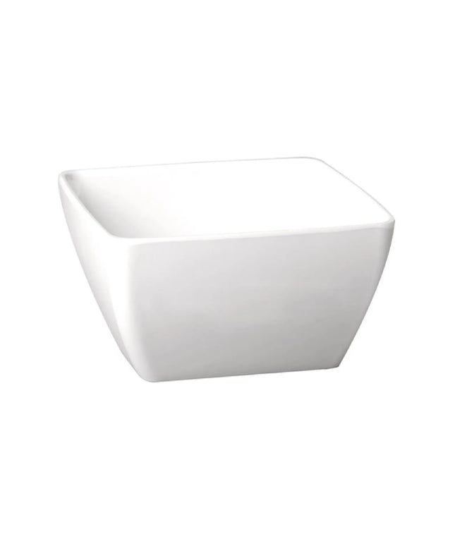 GGM Gastro (6 pcs) Bowl - PURE - Melamine - 1.5L - square - 190x190mm - Depth: 90mm - White