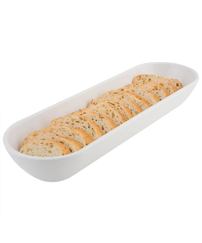 GGM Gastro (6 pcs) Bowl - PURE - Melamine - 2.4L - 510x155mm - Depth: 75mm - White