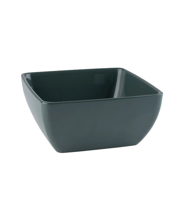 GGM Gastro (6 pcs) Bowl - PURE - Melamine - 3.8L - square - 250x250mm - Depth: 120mm - Green