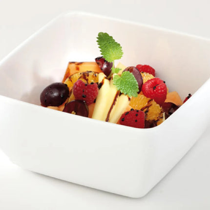 GGM Gastro (6 pcs) Bowl - PURE - Melamine - 8L - square - 320x320mm - Depth: 140mm - White