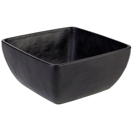 GGM Gastro (6 pcs) Bowl - SLATE - Melamine - 1.5L - square - 190x190mm - Depth: 90mm - Black