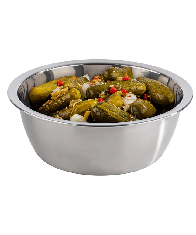 GGM Gastro (6 pcs) Bowl - Stainless Steel - 3L - 260x260mm - Depth: 90mm - square