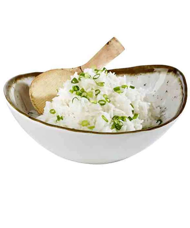 GGM Gastro (6 pcs) Bowl - STONE ART - Melamine - 0.6L - 230x190mm - Depth: 65mm - White/Brown