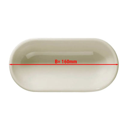 GGM Gastro (6 pcs) Bowl - TEOS - Porcelain - 160x65mm - Depth: 50mm - Cream